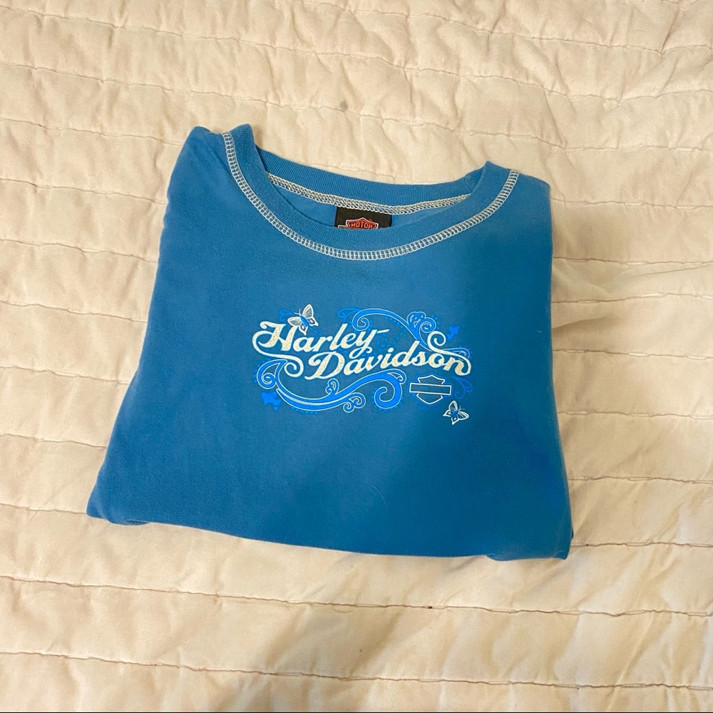 🌼BUY ONE GET ONE HALF OFF🌼 harley davidson butterfly tee shirt
